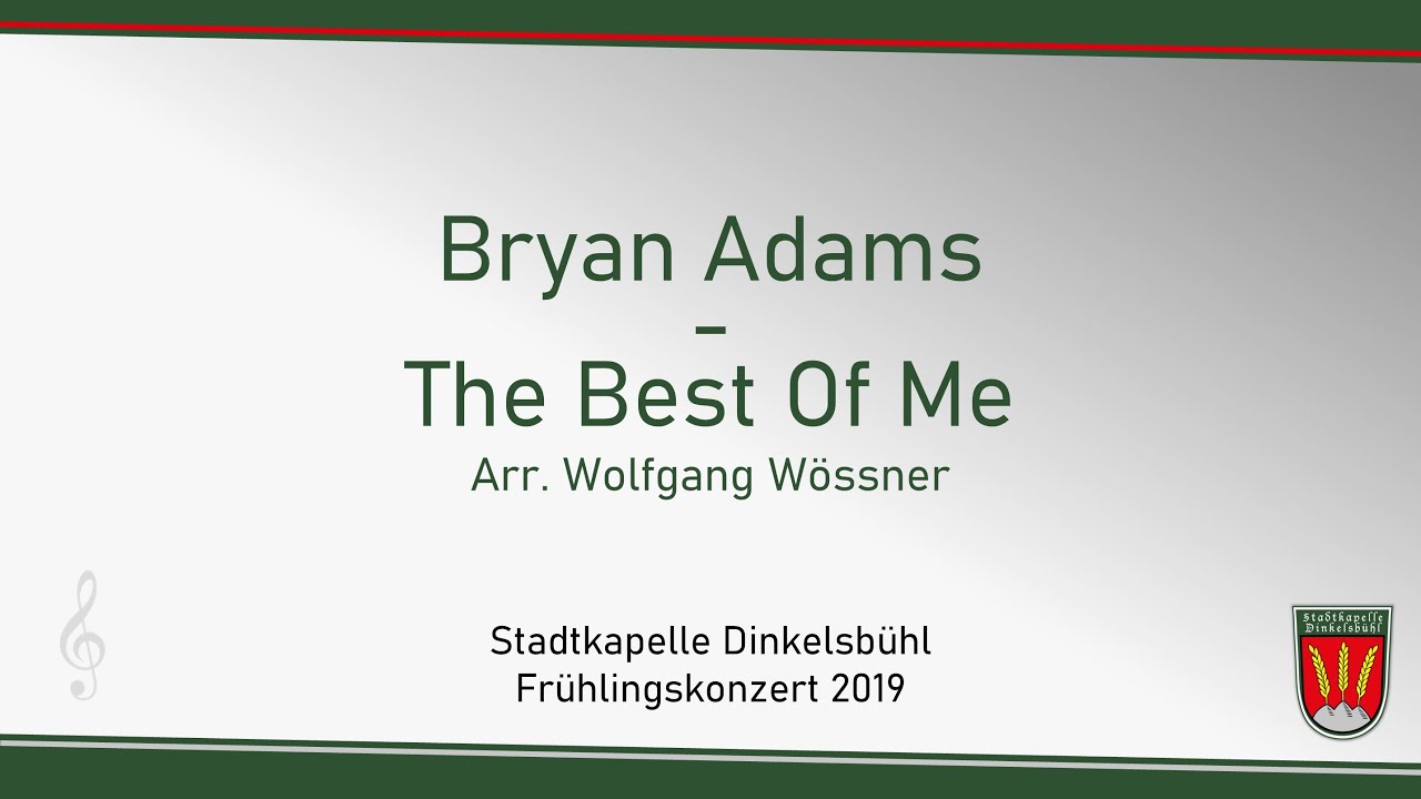 Bryan Adams - Stadtkapelle Dinkelsbühl