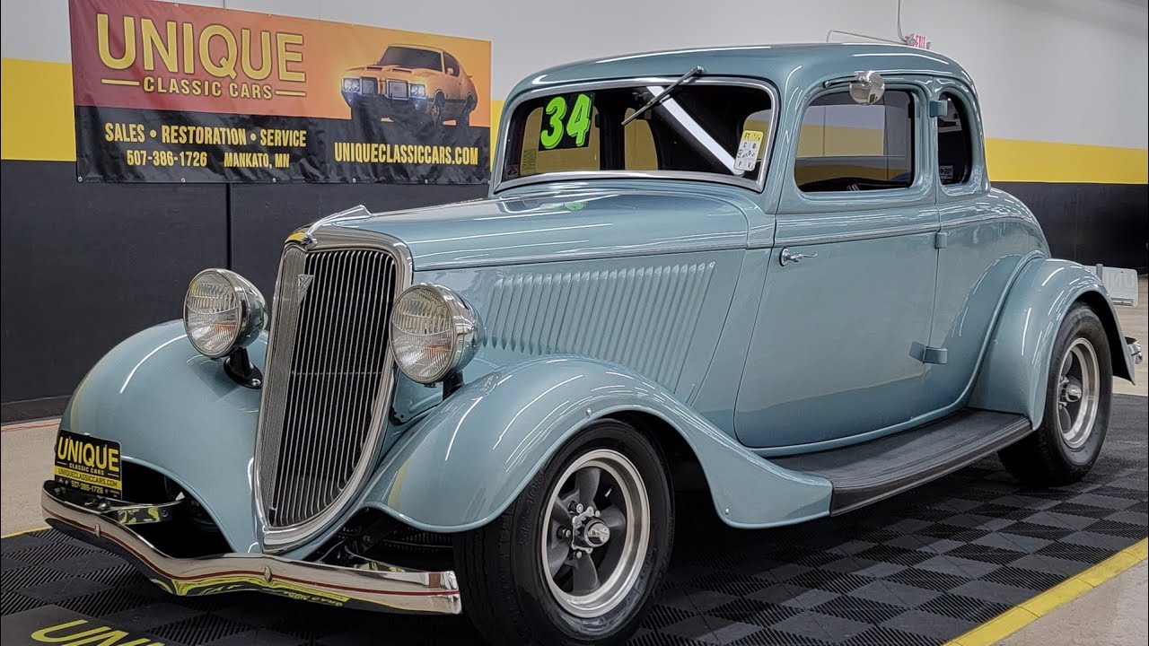 1934 Ford Model 40 5-Window Coupe | For Sale $59,900