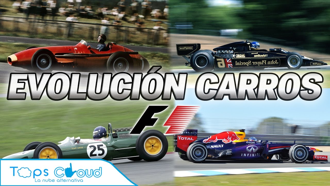 CARROS FÓRMULA 1|  EVOLUCIÓN 1950 - ACTUALIDAD