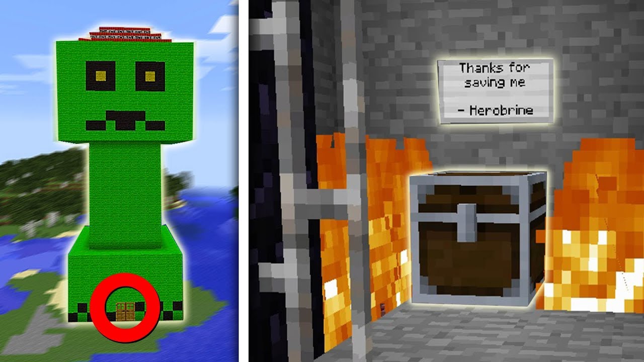 CREEPER HUIS EN HEROBRINE IS VRIJ! (Notch Survival #53)