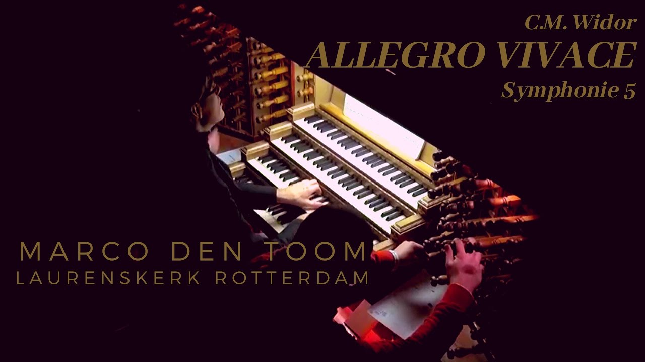 WiDOR | Allegro Vivace (Symph. 5) Rotterdam, Laurenskerk (NL) by MARCO DEN TOOM