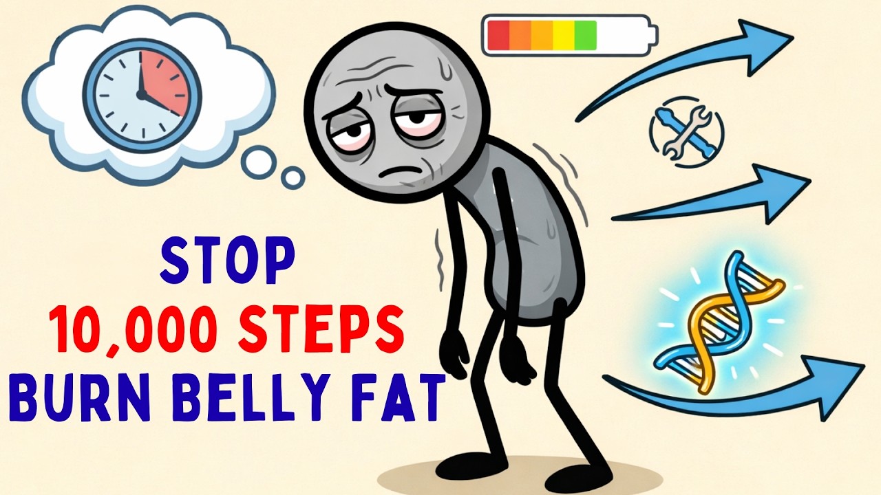 Science Explained: Stop Walking 10,000 Steps. Do This To Burn Belly Fat