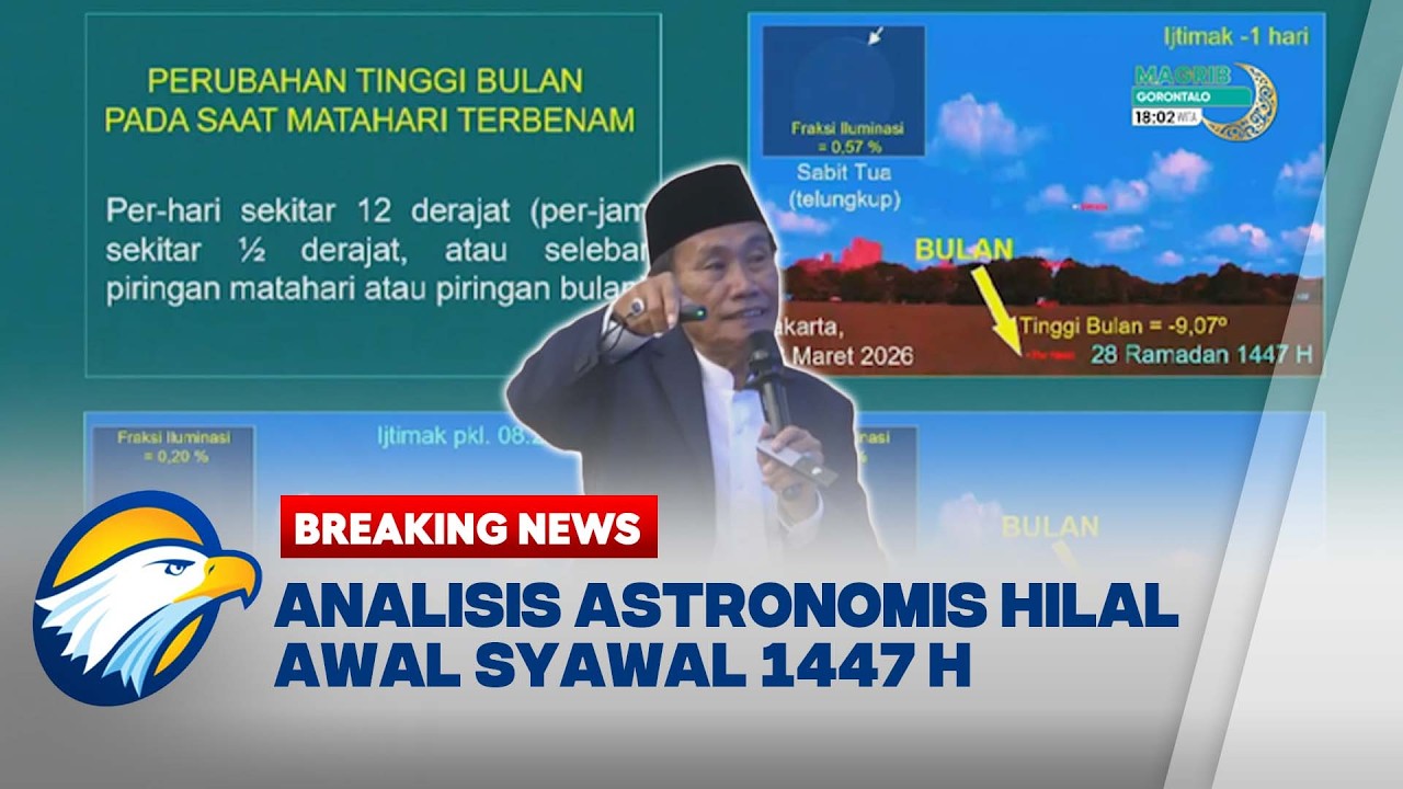 BREAKING NEWS - Update Sidang Isbat: Pemaparan Posisi Hilal Terkini Menuju Idulfitri 1447 H