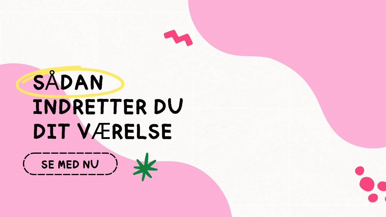 HVORDAN KAN DU INDRETTE DIT V&AElig;RELSE? 🤩 ￼￼SE MED N&Aring;R JEG INDRETTER MIT V&AElig;RELSE 👏 roomtour 