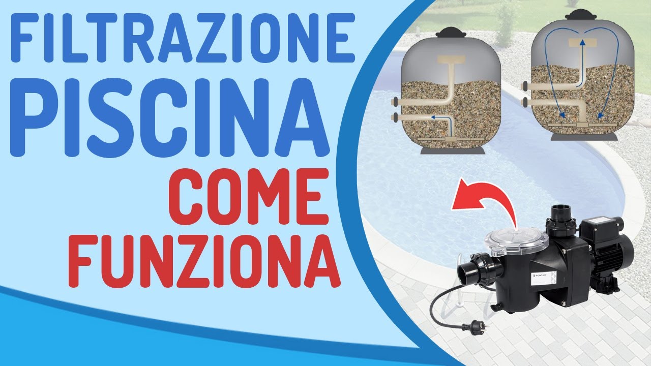 Come funziona il sistema di filtrazione piscina (e i suoi componenti)