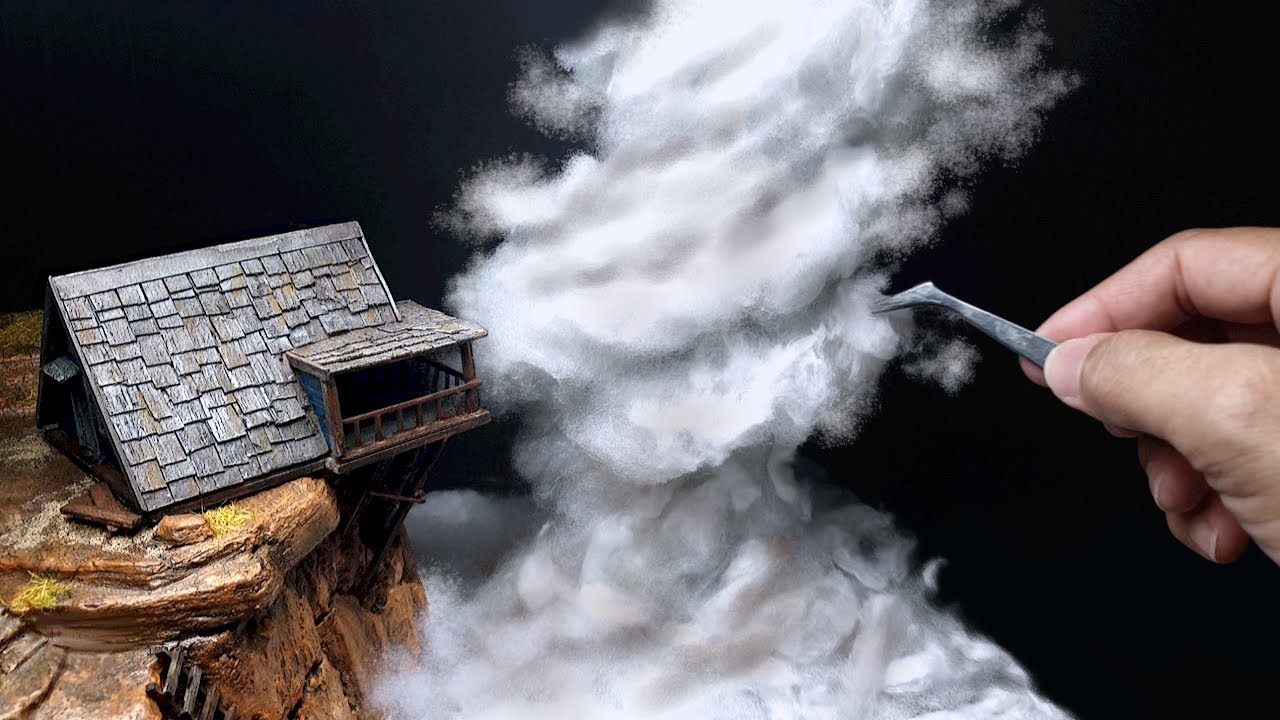 Create a Scary Tornado Diorama