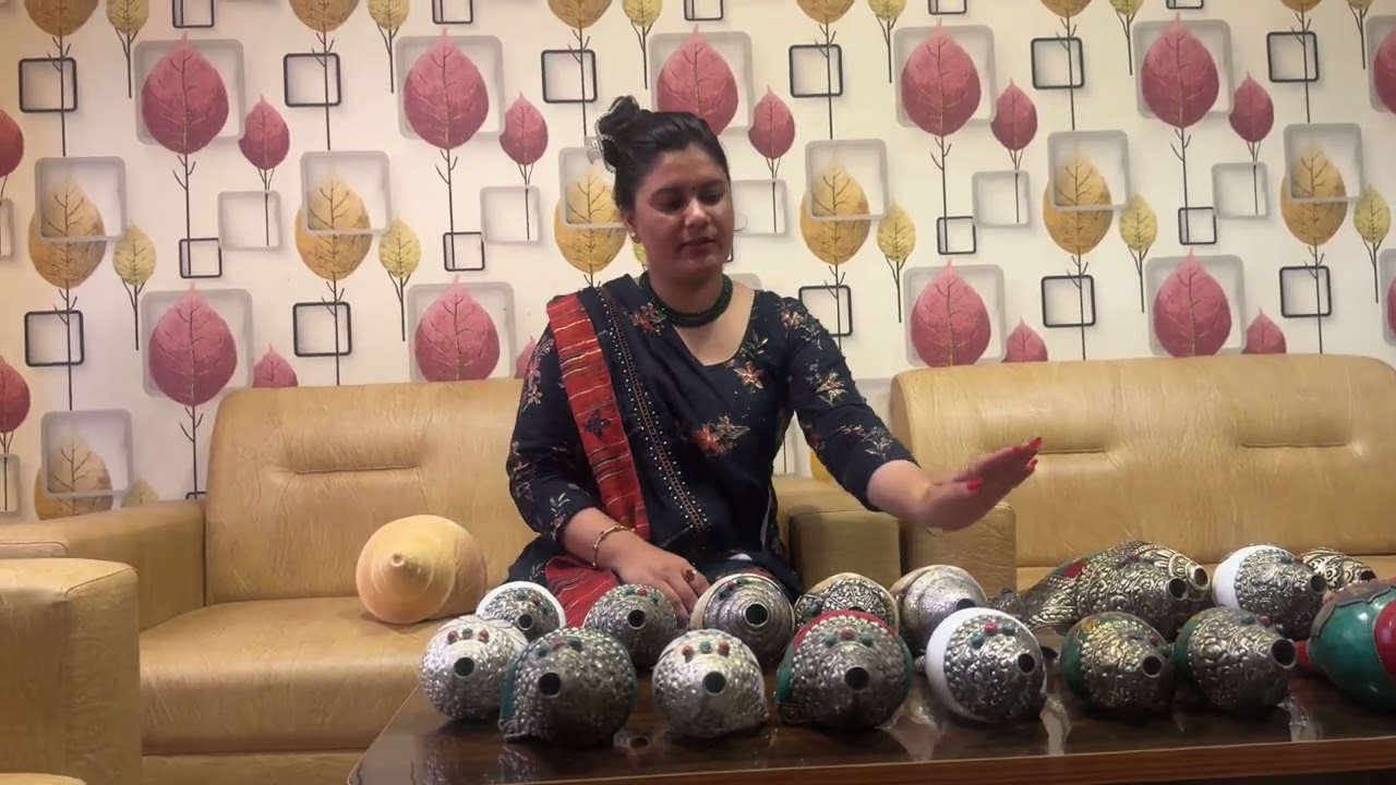Different types of hand craft Sea  Shell(Shankh) available at shree yantra rudrakshya bhandar 🙏❤️