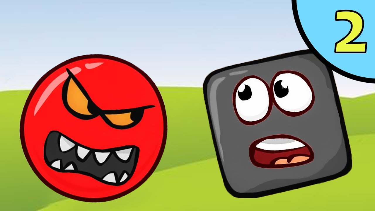 Несносный КРАСНЫЙ ШАР против чёрного квадрата #2. Мультик ИГРА для детей Red Ball 4 на Игрули TV