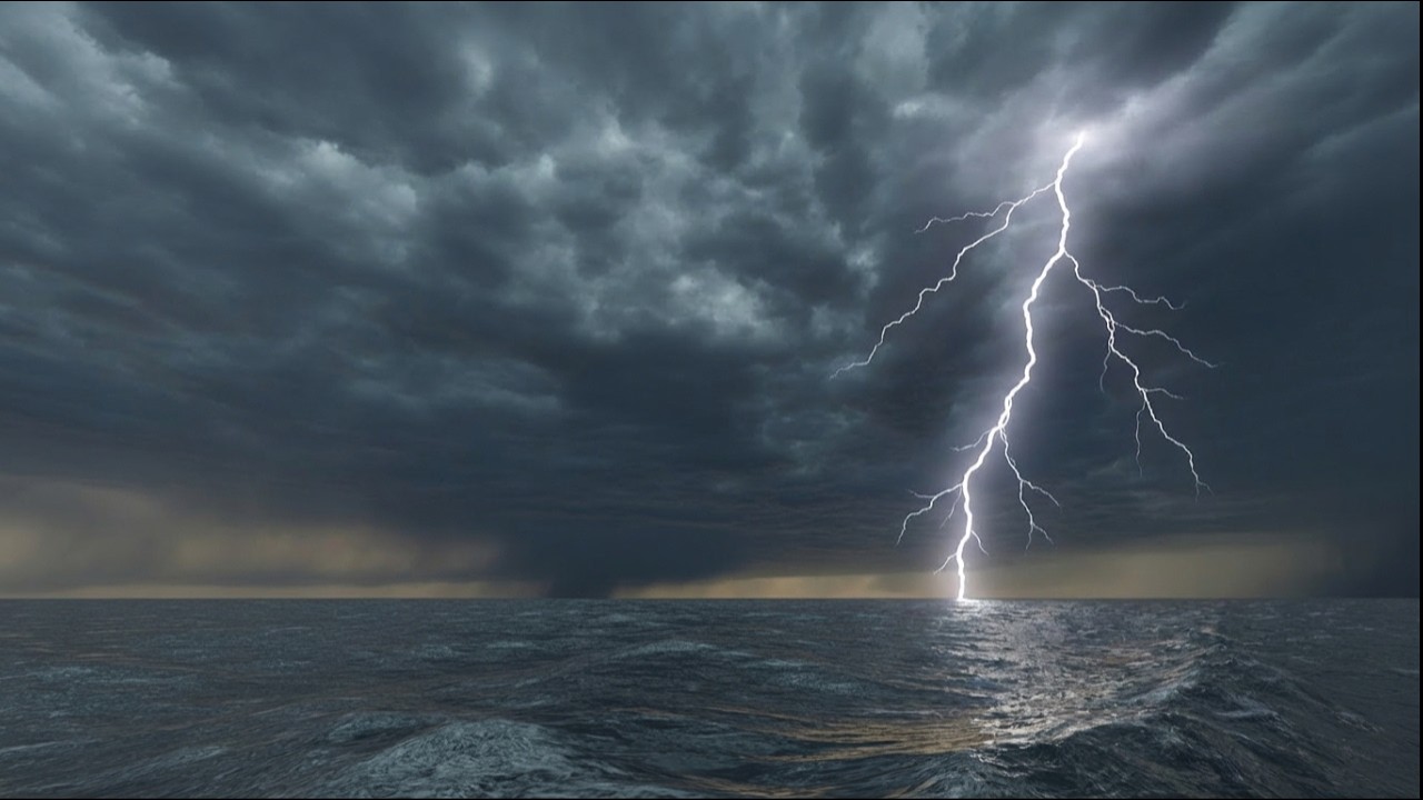 Stormy Night Ambient Sounds | White Noise for Deep Sleep, Relaxation & Stress Relief