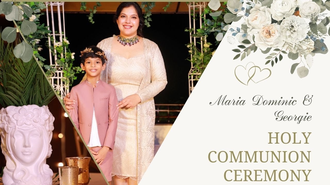 First Holy communion  of georgie| Maria Dominic| holy communion Kerala |crystalline photography