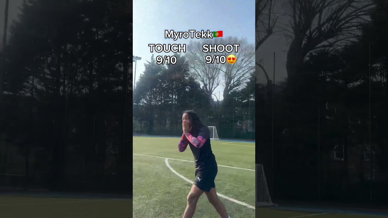 TOUCH AND SHOOT CHALLENGE 🤯😍 (CRAZY GOALS) #football #soccer #footballchallange #fyp #futball