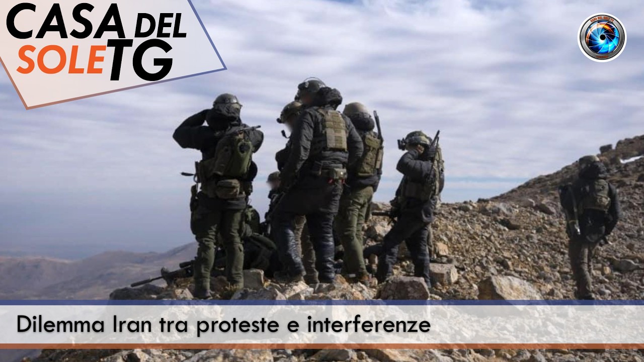 CasaDelSoleTG 23.02.26 🔴 Dilemma Iran tra proteste e interferenze