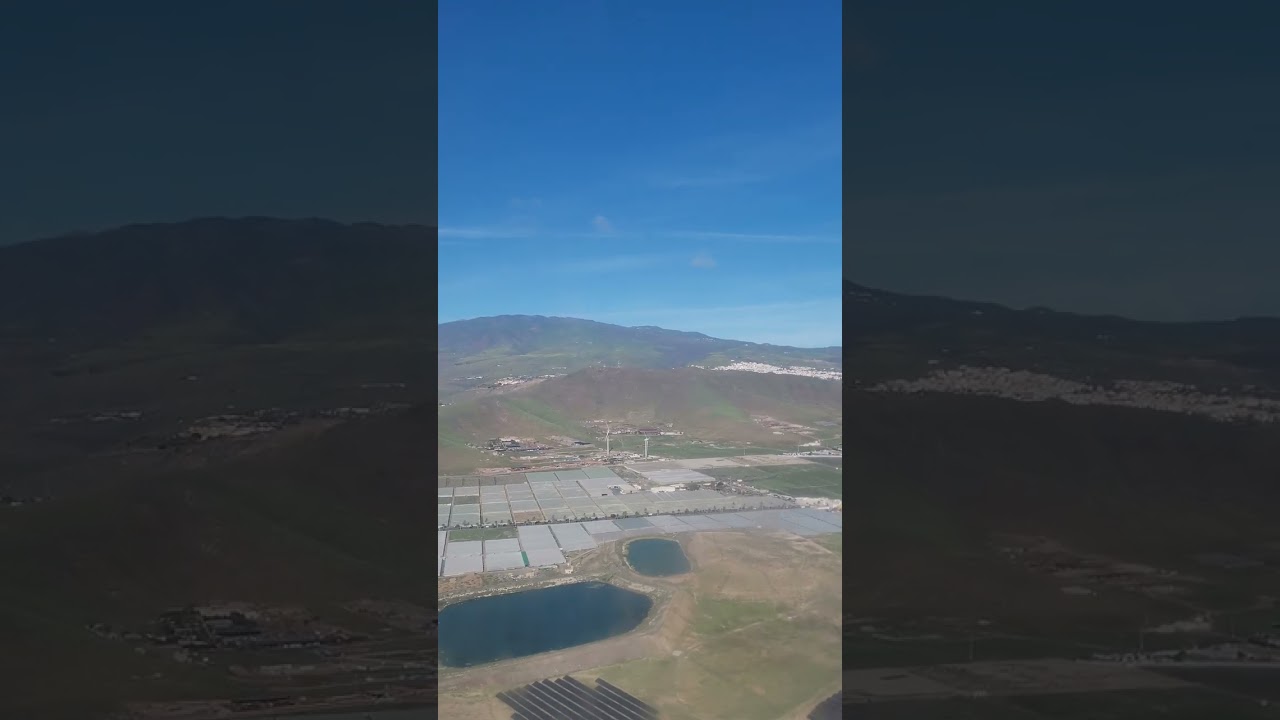 Landing met EasyJet Airbus 320 NEO op Gran Canaria –  Window Seat row 1