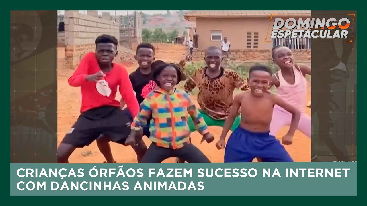 Crianças órfãs de Uganda fazem sucesso na internet com hits brasileiros  | Domingo Espetacular
