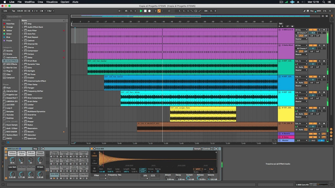 Come Salvare Progetti Ableton completi di Samples e come esportare gli STEMS da PREMASTER
