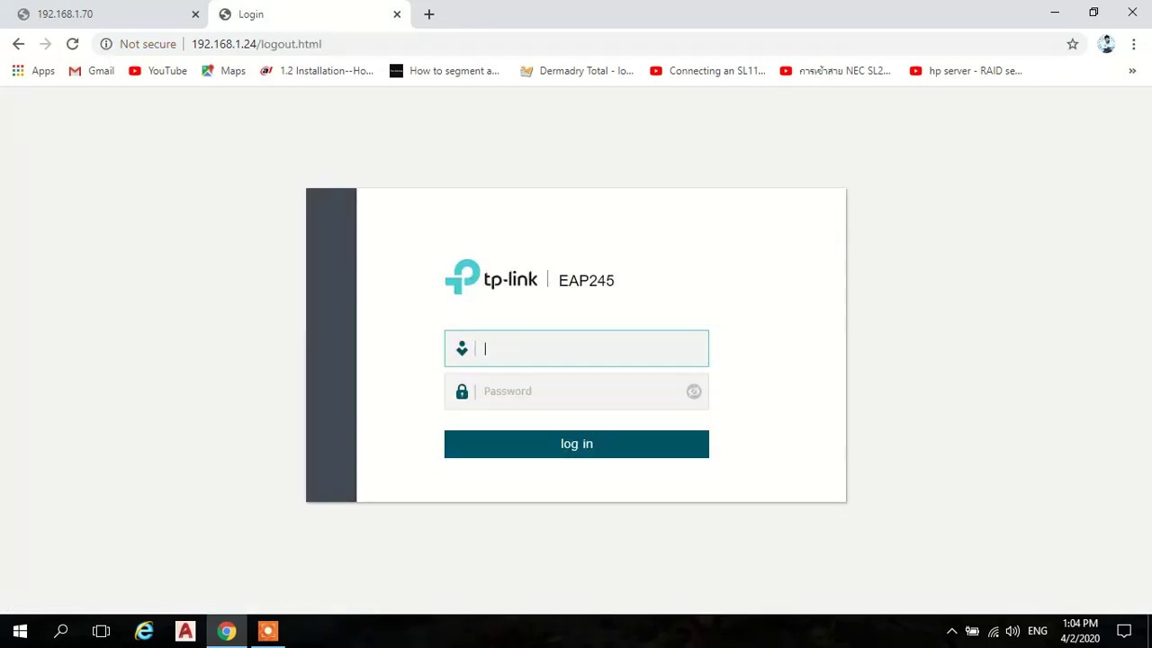 TP-LINK ACCESS POINT EAP245 MAKE NEW SSID CHANGE PASSWORD MAKE VLAN