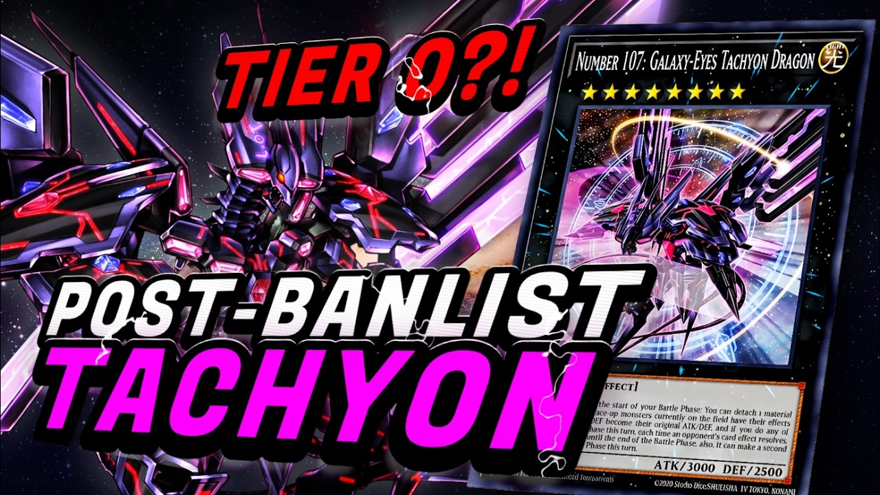 POST-BANLIST TACHYON IS TIER 0! [DUEL LINKS]