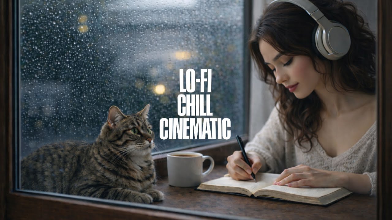 Lo-Fi Chill 電影感 ☕ 雨天窗邊氛圍，陪你放鬆與專心Lo-Fi Chill Cinematic ☕ Rainy Window Vibes to Relax and Focus