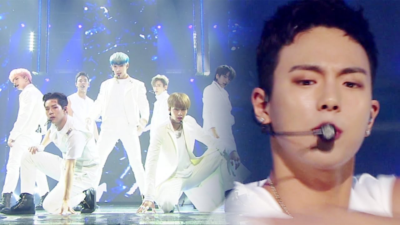 "МОЩНЫЙ" MONSTA X - Fighter @ Popular Inkigayo 20161023