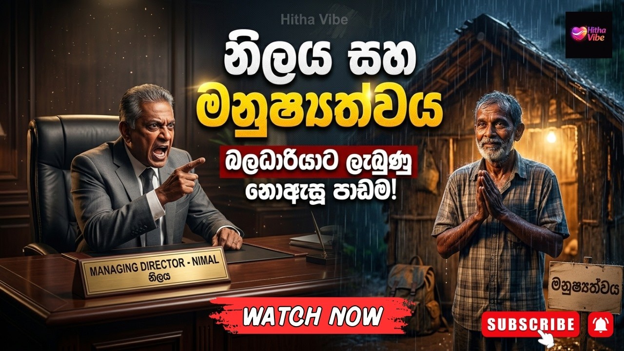 තේ කෝප්පයකින් පටන් ගෙන කඳුළකින් අවසන් වූ ජීවිත පාඩම.. | Hitha Vibe 🎬