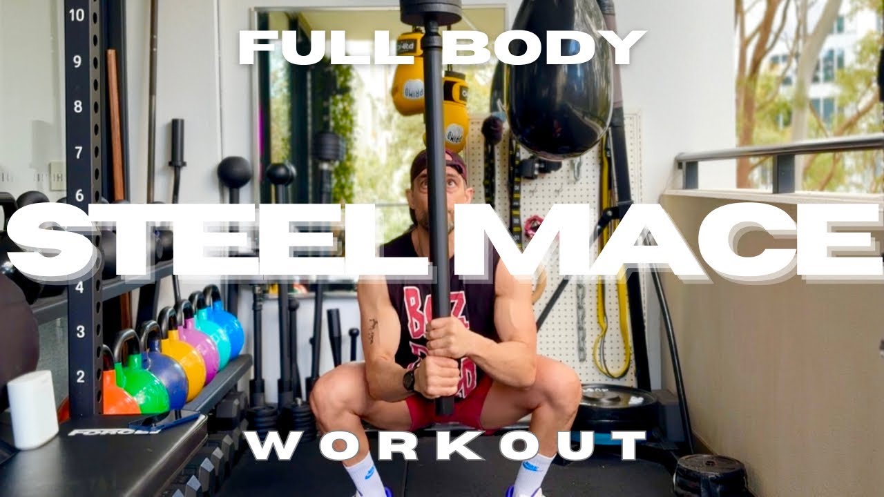 30 Minute Steel Mace (Thick Handle) Workout | Killa Forearm Training 