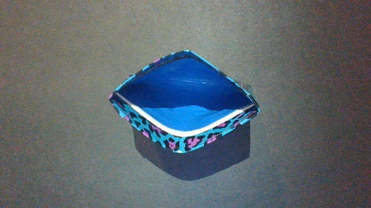 Duct tape coin pouch tutorial