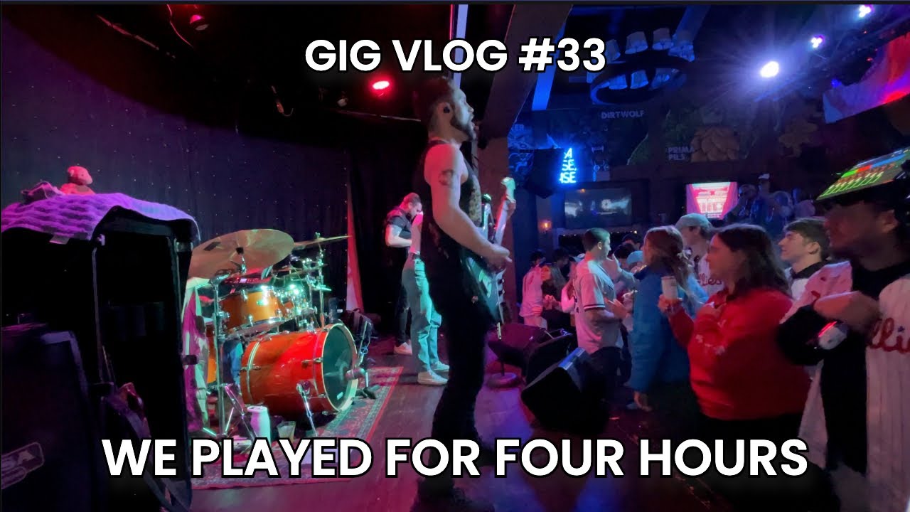 I Played A FOUR HOUR Gig || Gig Vlog #33