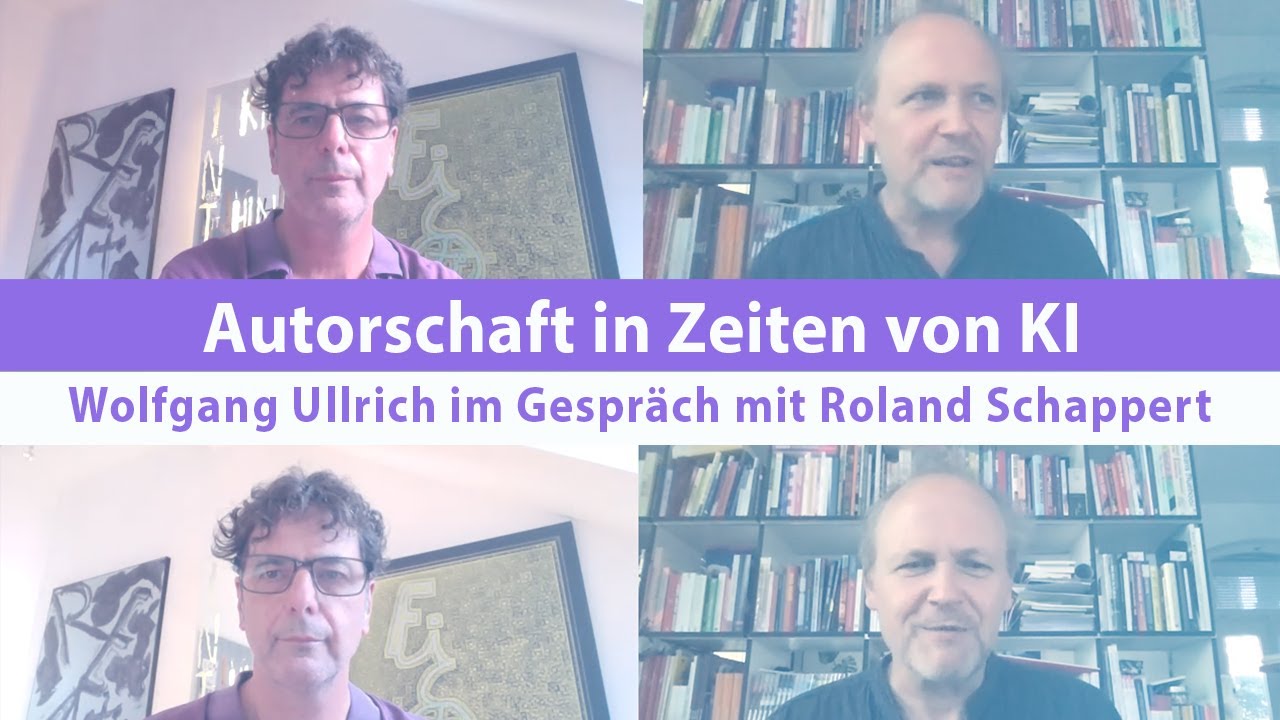 *GESPRÄCH* Autorschaft in Zeiten von KI