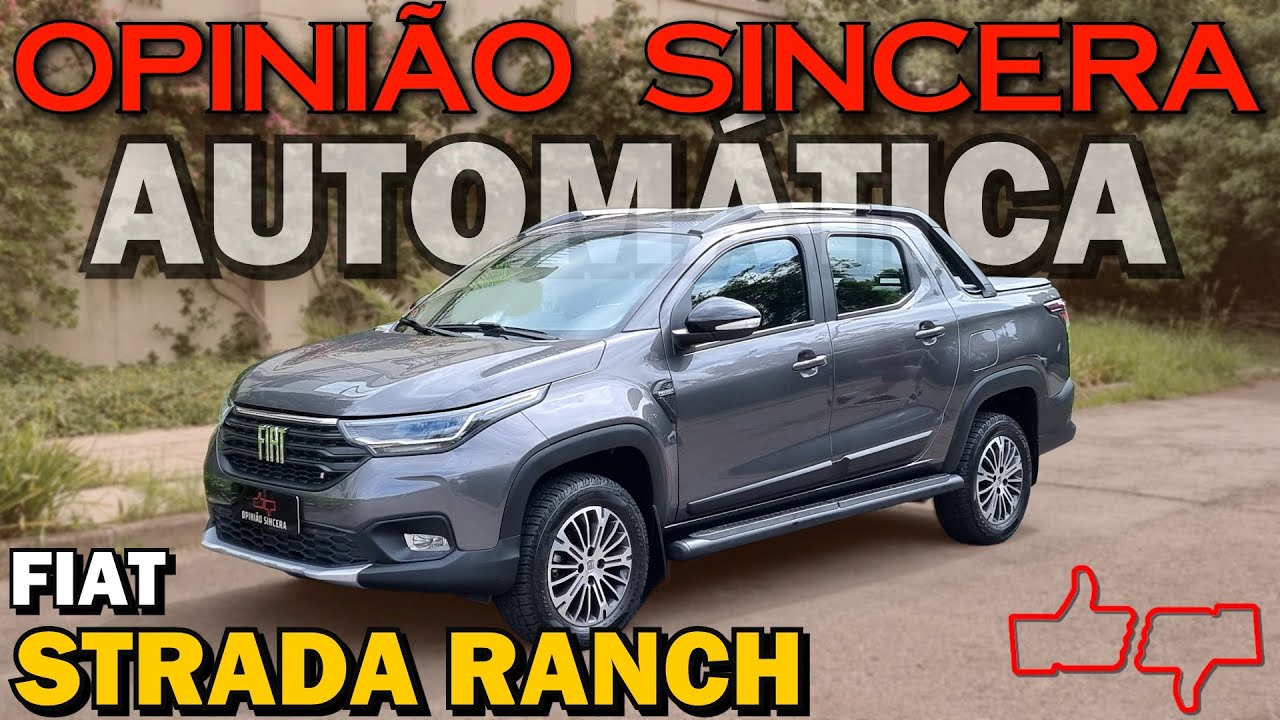 FIAT Strada Ranch 2023 - Picape automática CVT: Detalhes, história, curiosidades, problemas, consumo