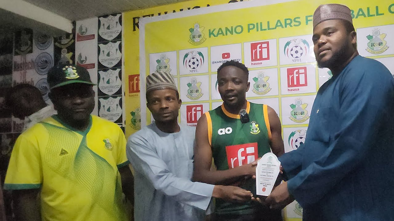 KAI JAMA,A KUNJI ABINDA AHMAD MUSA YA FADA  BAYAN KANO PILLARS SUN SHA DA KYAR A HANNUN KATSINA UTD.