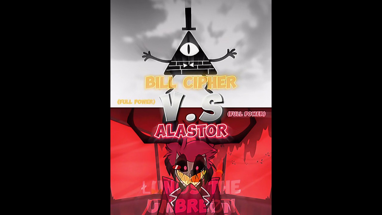 Alastor vs Bill Cipher | Guess where Bill altered the edit