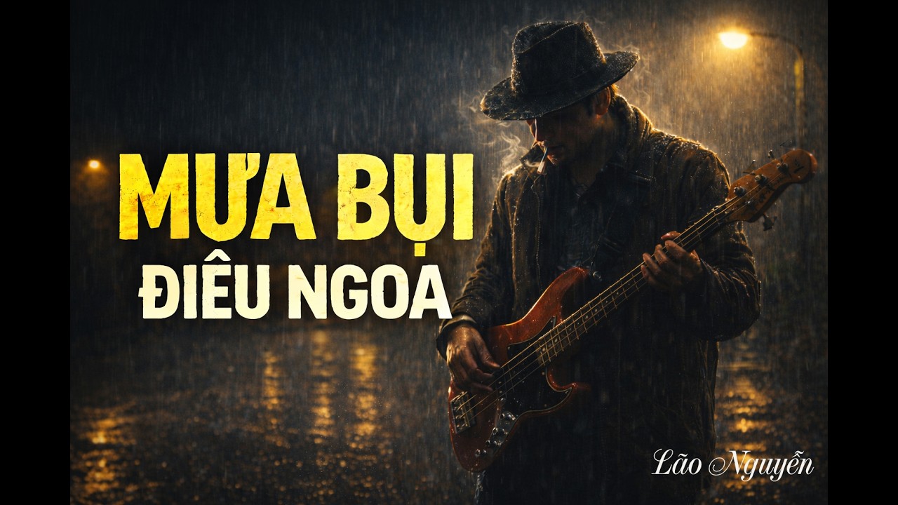 MƯA BỤI ĐIÊU NGOA | Acoustic Blue-Rock Bolero | Nhạc Buồn Tâm Trạng (Guitar Mộc)