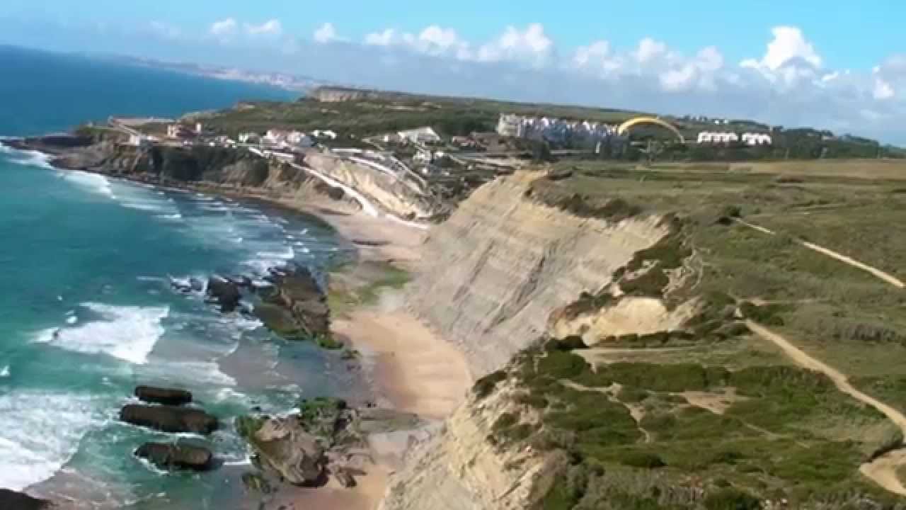 Voo de Parapente nas Falésias da Aguda, Azenhas do Mar, Magoito (Portugal)