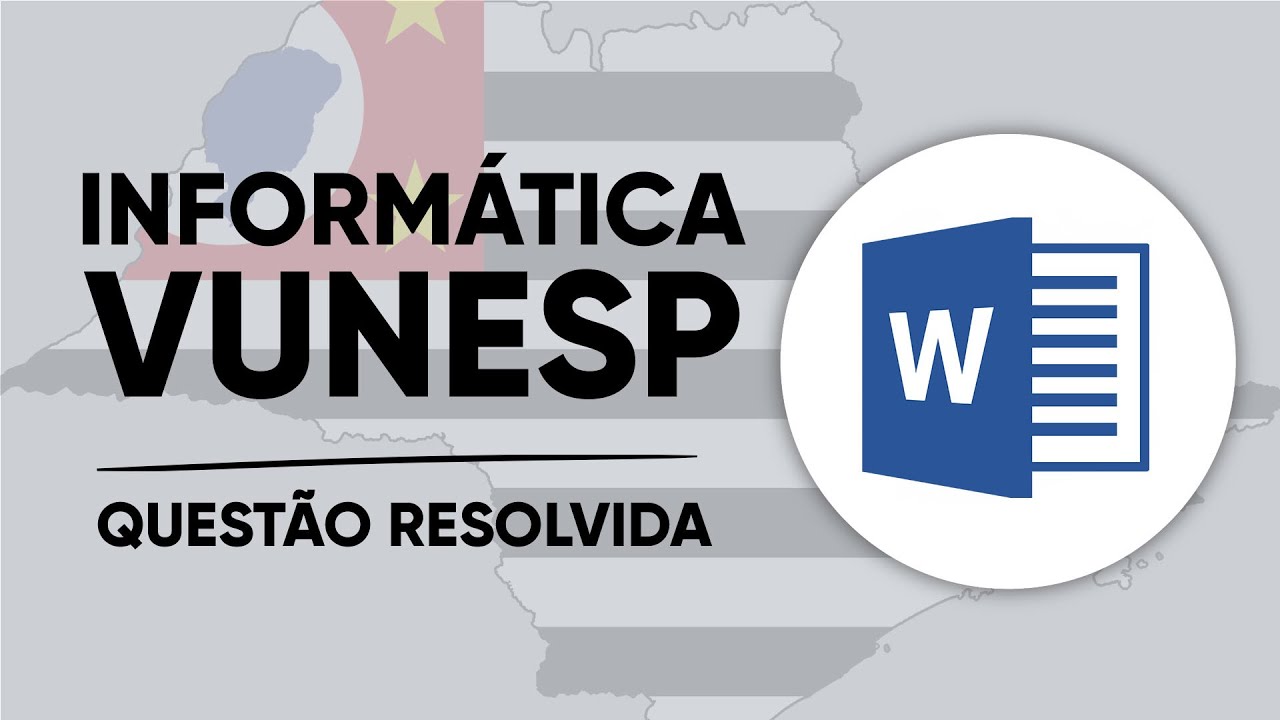 VUNESP 2022 - PMSP Soldado - Quest&atilde;o Resolvida (MS-Word 2010)