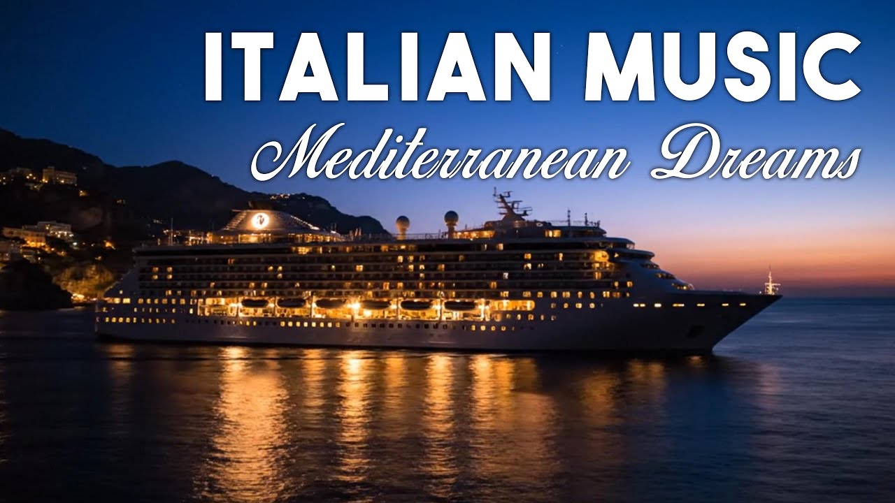 🎶 Italian Vibes & Mediterranean Music 🎶 2+ Hours Scenic Amalfi Coast & Lake Como Soothing Guitar 4K