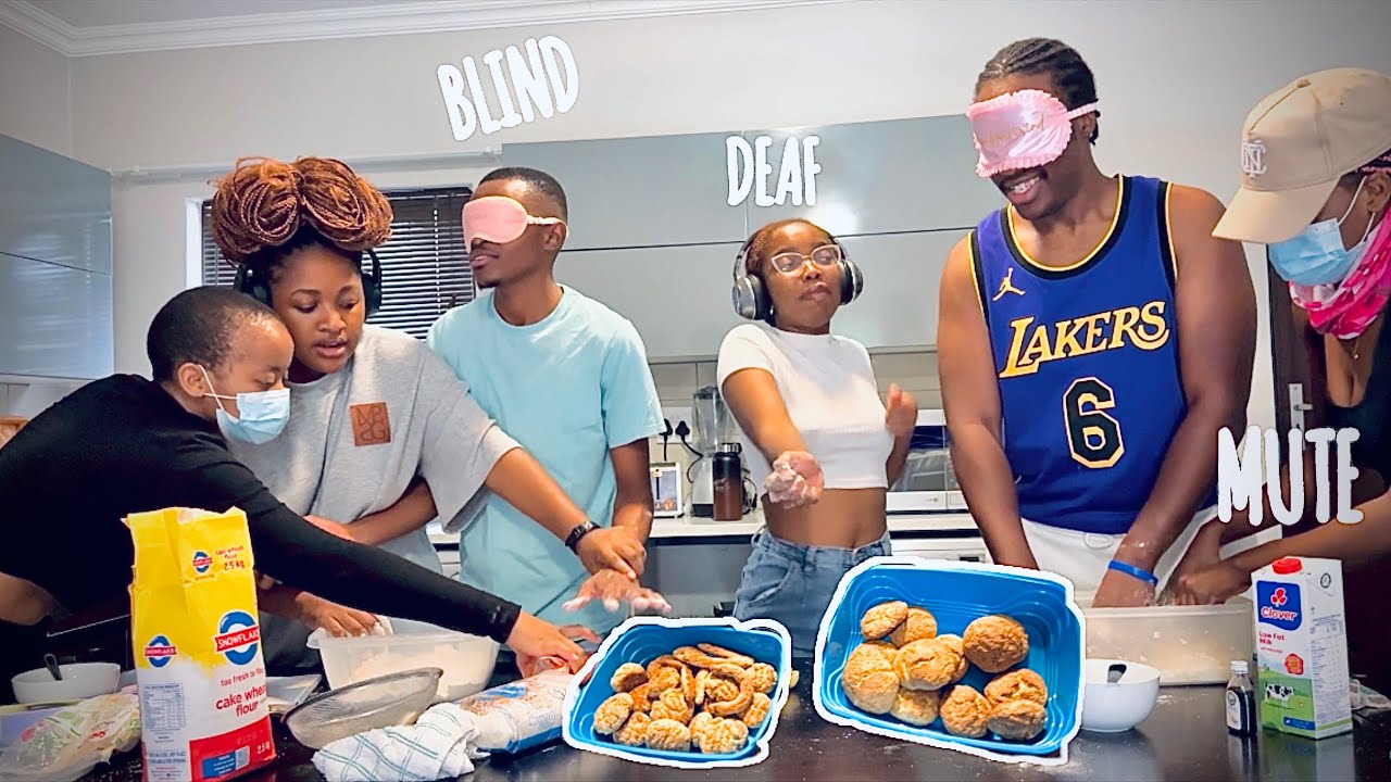 BLIND, DEAF, MUTE baking challenge