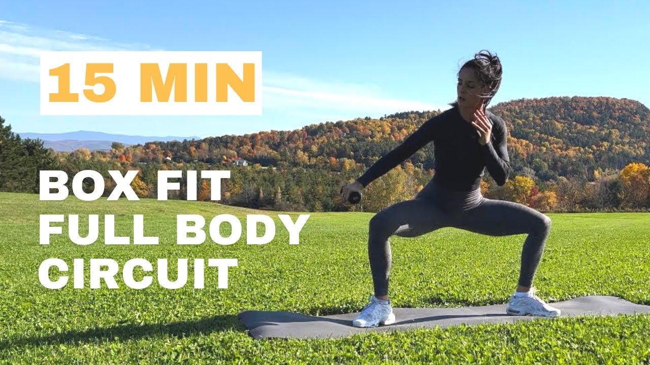 15-MIN FULL BODY BOX FIT | strong arm, abs, lower body circuit, interval timer | Andrea Michelle