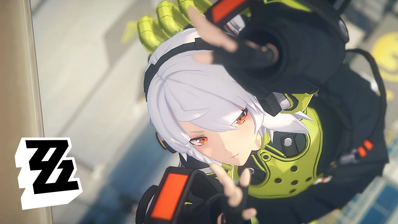 Anby Jumps Off A Building Cutscene Animation | Entering Hollow First Appearance | Zenless Zone Zero