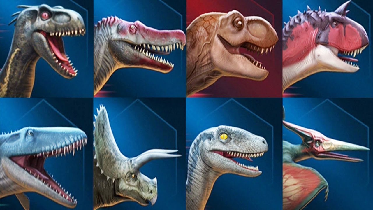 ALL DINOSAURS - Jurassic World Facts