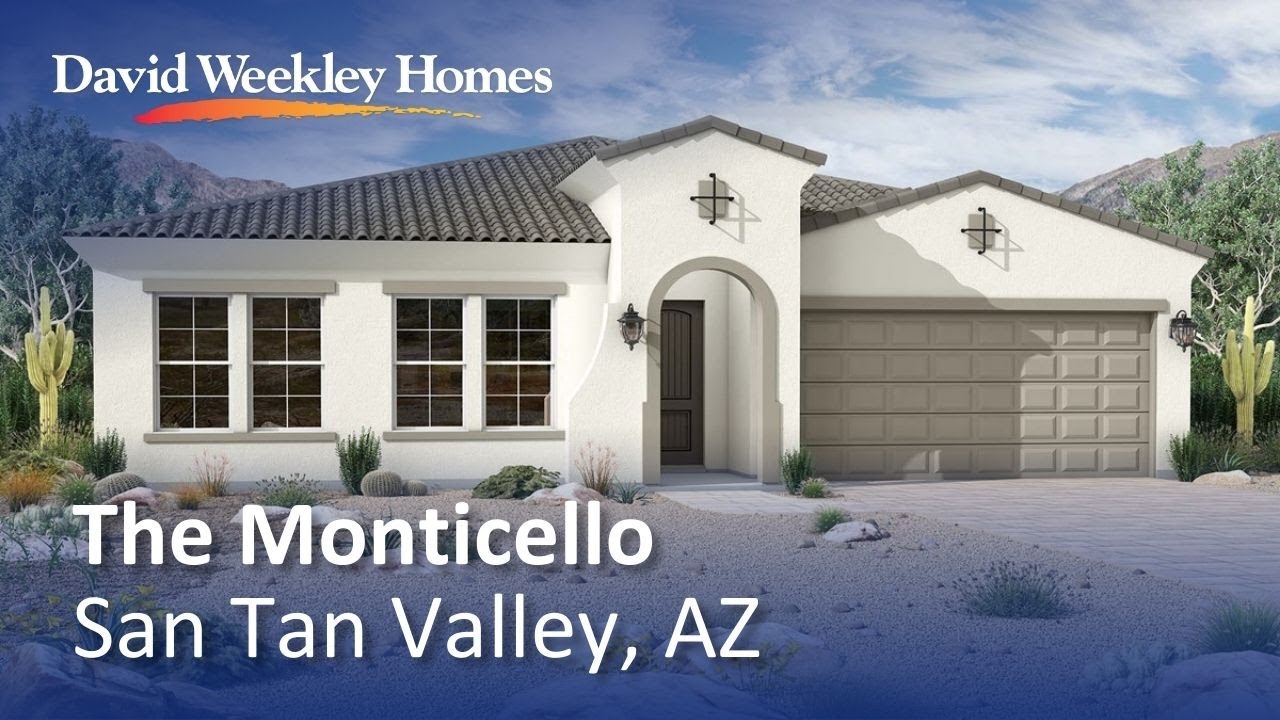 The Monticello Model Home in Soleo | New Homes Near Phoenix | David Weekley Homes