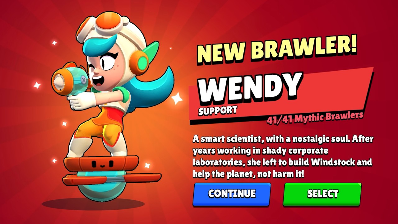 WENDY | РАЗБЛОКИРОВКА, СКИНЫ, ЗНАЧКИ, ФРАЗЫ | Brawl Stars