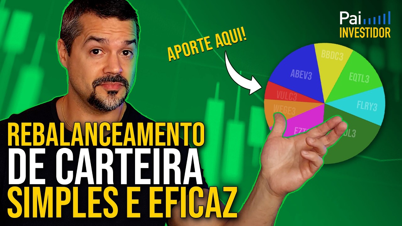Rebalanceamento de carteira: método simples para quem investe no longo prazo