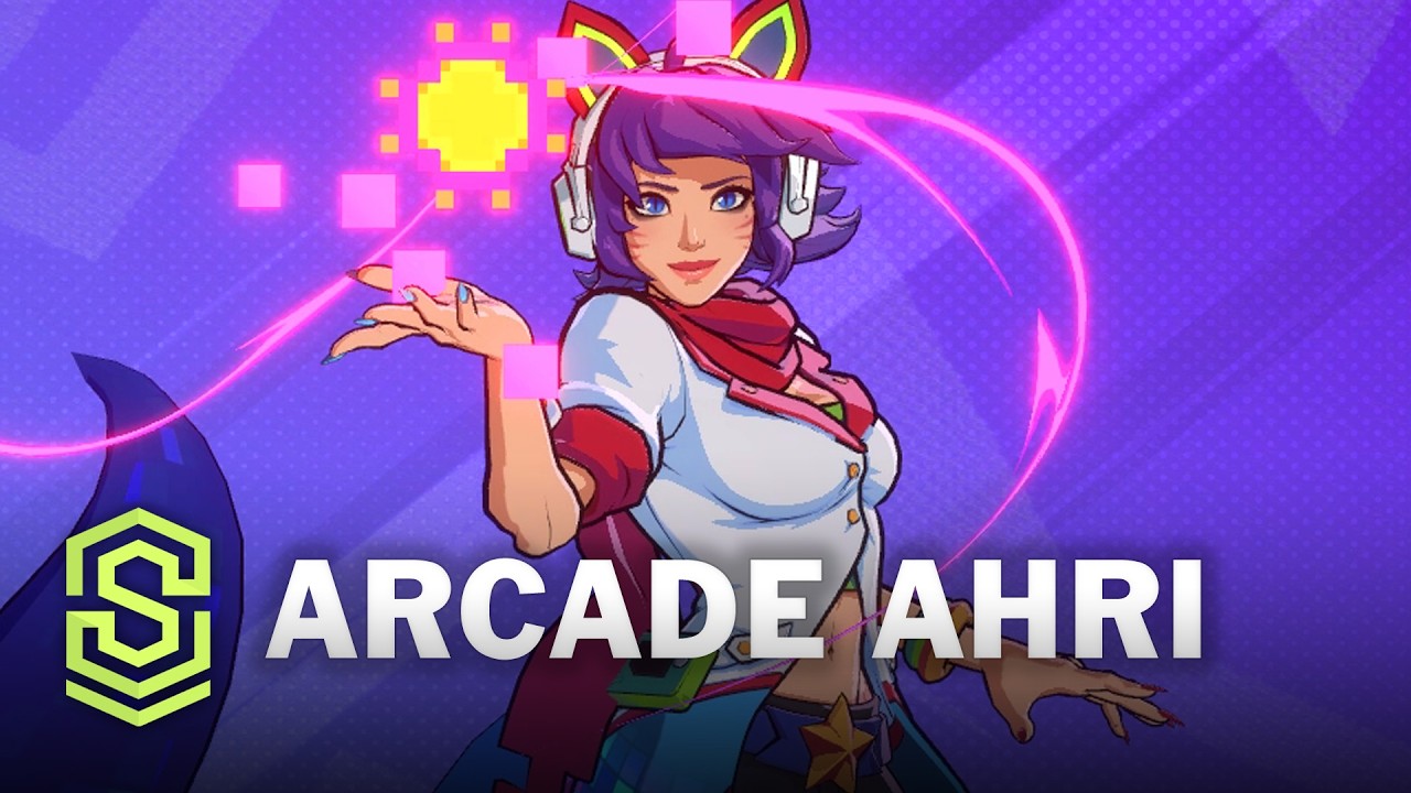 Arcade Ahri 2XKO Skin Spotlight
