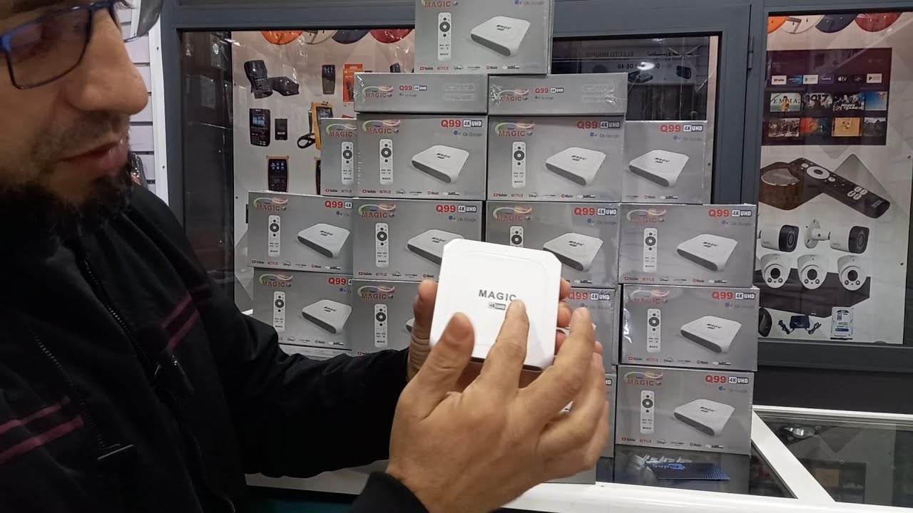 💣الجـــــديــــــــد أرخص بوكس GOOGLE TV  مع تطبيقات متنوعة TV BOX MAGIC Q99 WIFI 5G