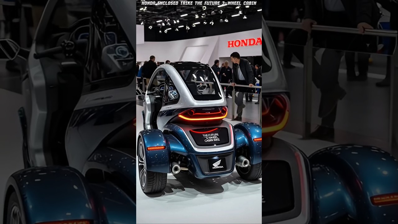2026 Honda Cabin Trike &ndash; The Most Futuristic 3-Wheel Bike Ever Built!