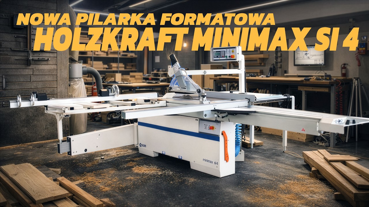 NOWA PILARKA FORMATOWA - HOLZKRAFT MINIMAX SI 4 MA 3 UP