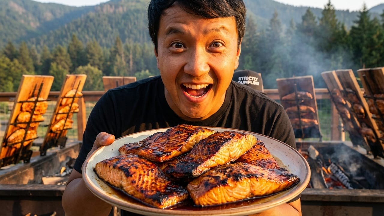 All You Can Eat ALASKAN SALMON BAKE Buffet in Juneau, Alaska