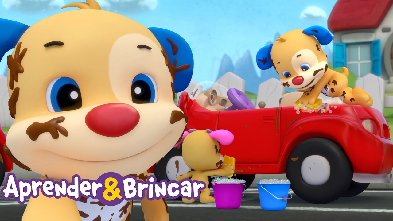 Aprender & Brincar™ | Lavando o Carro | Desenhos Animados | Aprendendo