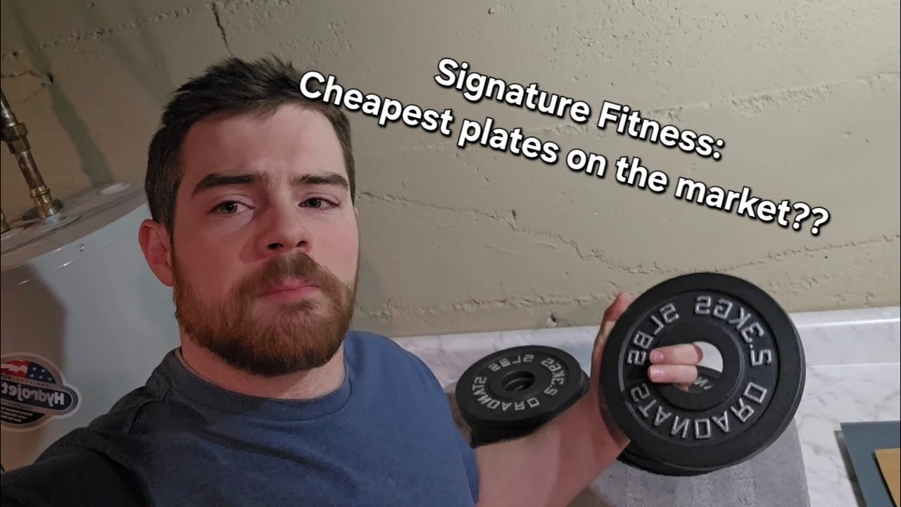 Signature Fitness plates review 