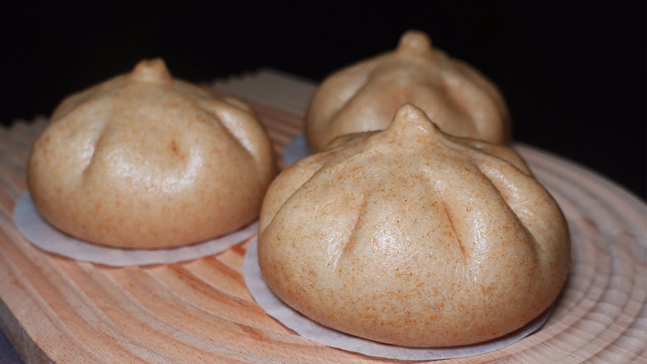 Bí kíp làm BÁNH BAO NGUYÊN CÁM Healthy nhân thịt gà nấm phô mai (Ct bánh siêu mềm, ngon)
